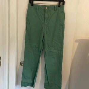 Vineyard Vines Classic Cotton Chino Pants, Boys 14, Green